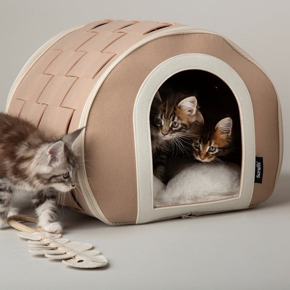 Click to view product details and reviews for Scruffs Stockholm Felt Cave Cat Bed.