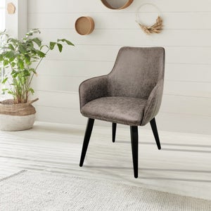 Indus Valley Set Of 2 Logan Dining Chairs- Faux Leather
