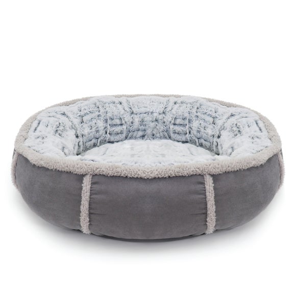 Photo 2 of Rosewood Plush Donut Pet Bed