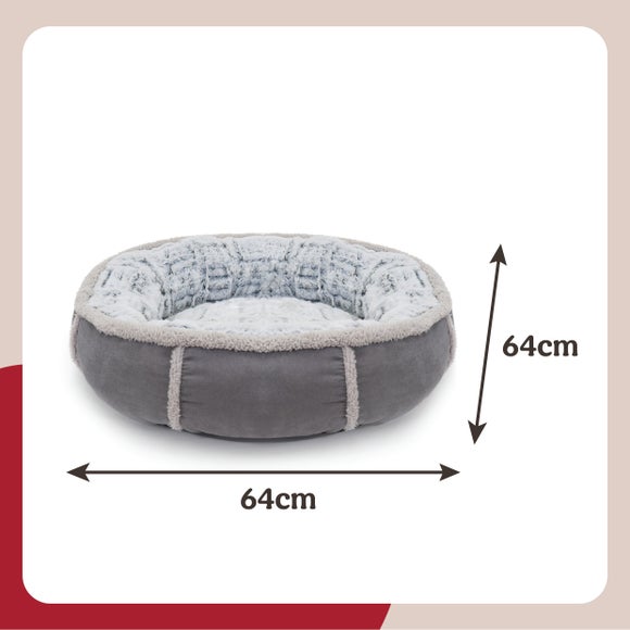 Photo 4 of Rosewood Plush Donut Pet Bed