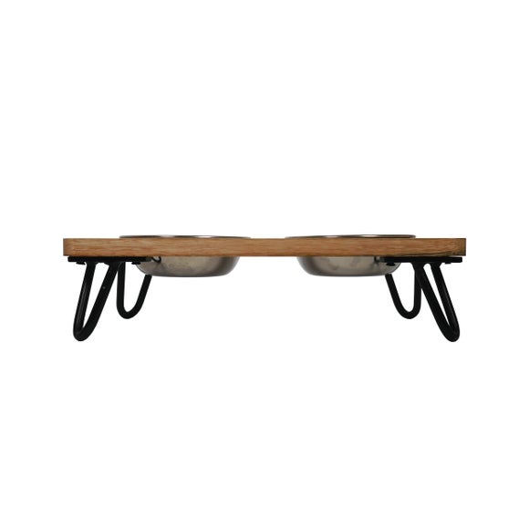 Rosewood Double Diner Pet Bowls
