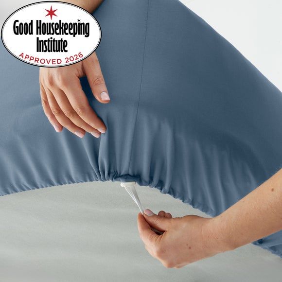 Pure Cotton Toggled Fitted Sheet