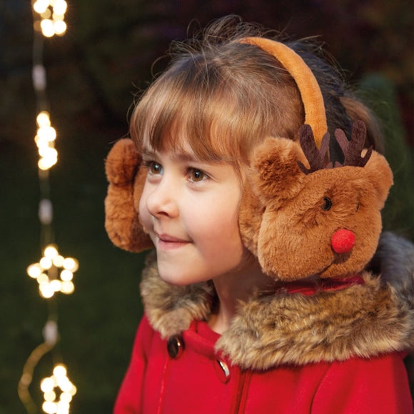 Rudy Reindeer Earmuffs