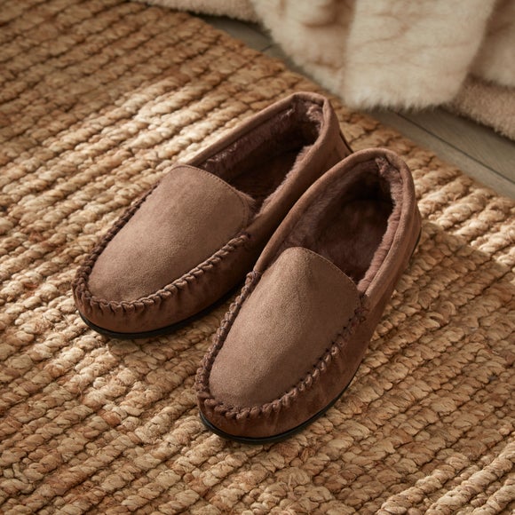 Mens Suedette Moccasins