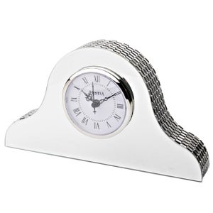 Hestia Mirrored Napoleon Mantel Clock