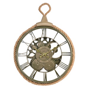 Hometime Cogs & Rope Wall Clock