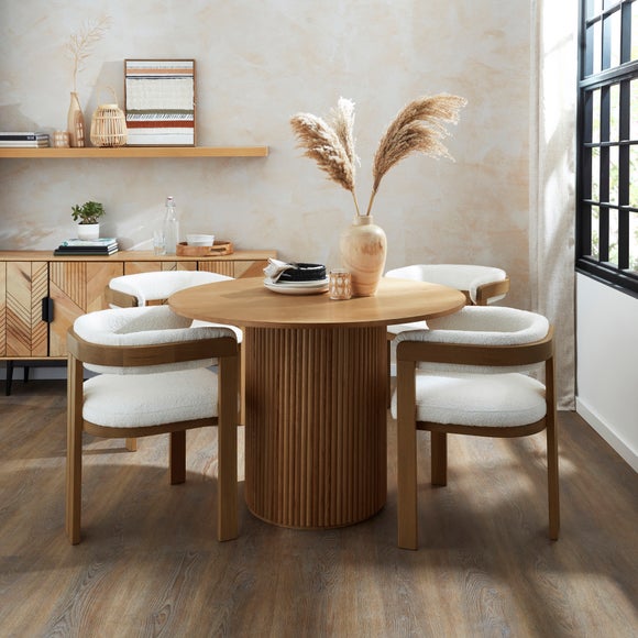 View Lovato Dining Chair- Boucle View Lovato Dining Chair- Boucle