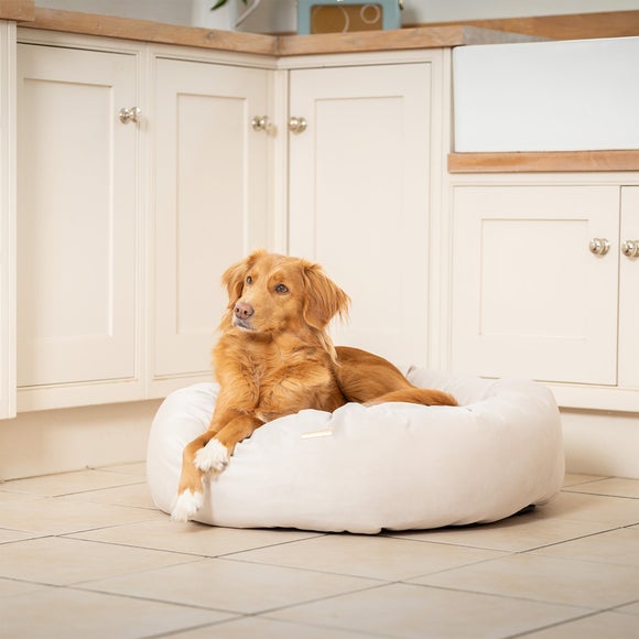Lords and Labradors Velvet Donut Dog Bed