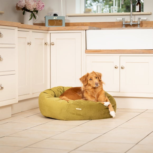 Lords And Labradors Velvet Donut Dog Bed
