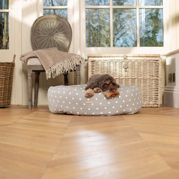 View Lords And Labradors Spotty Donut Dog Bed View Lords And Labradors Spotty Donut Dog Bed