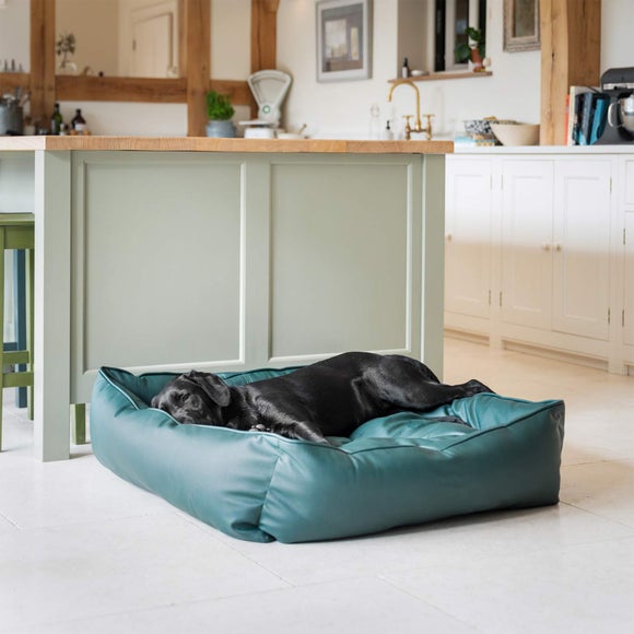 Lords and Labradors Rhino Leather Box Dog Bed