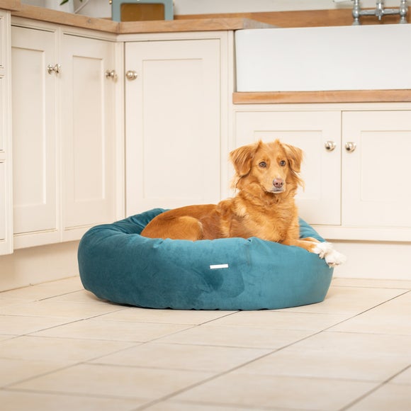 Lords And Labradors Velvet Donut Dog Bed