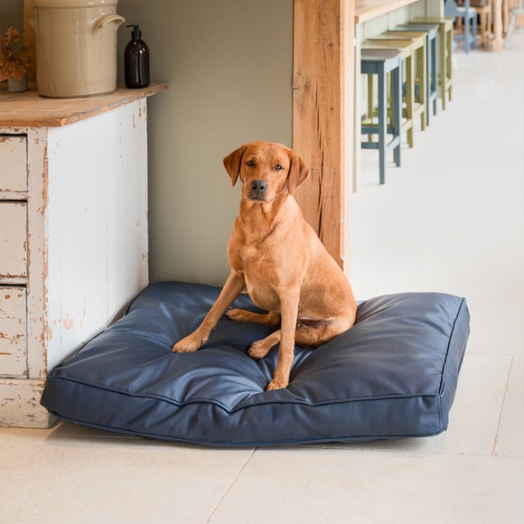 Lords and Labradors Rhino Leather Dog Cushion with Handles