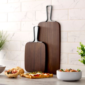 Sur La Table Rectangular Acacia Wood Paddle Board