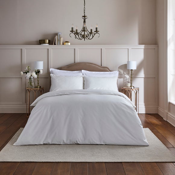 Dorma Luxuriously Soft 100% Brushed Cotton Duvet Cover & Pillowcase Set