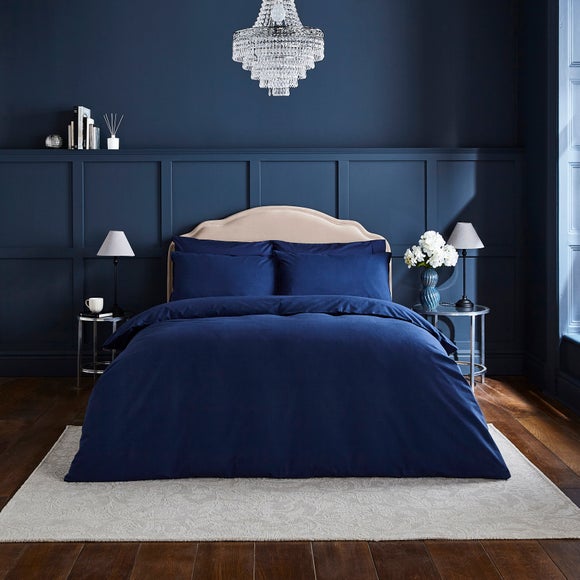 Dorma Luxuriously Soft 100% Brushed Cotton Duvet Cover & Pillowcase Set