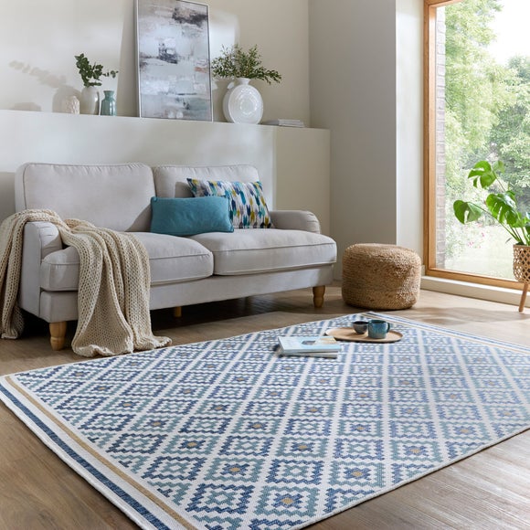 Geometric Tile Indoor Outdoor Rug