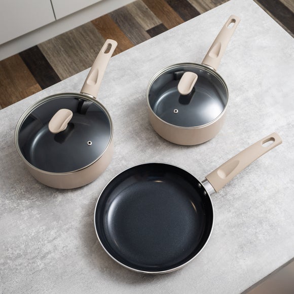 Click to view product details and reviews for Expressions 3 Piece Pan Set.