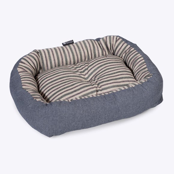 Danish Design Rustic Stripes Snuggle Dog Bed