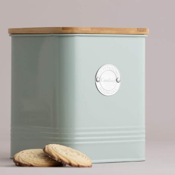 Photos - Food Container Typhoon Living Square Mint Green Biscuit Tin 
