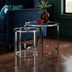Sofia Glass Nest Of Tables