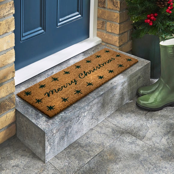 Click to view product details and reviews for Merry Christmas Coir Outdoor Step Doormat.