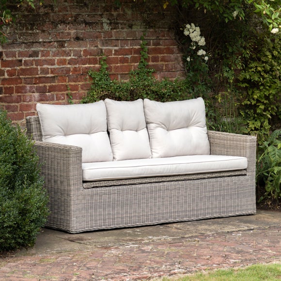 Cedar Sage Ortona Outdoor 2 Seater Storage Sofa