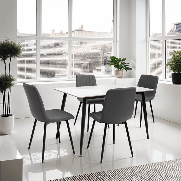 Click to view product details and reviews for Riga Rectangular 4 Seater Dining Table.