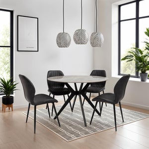 Tulsa Round 4 Seater Dining Table