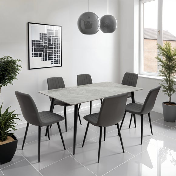 Click to view product details and reviews for Riga Rectangular 6 Seater Dining Table.