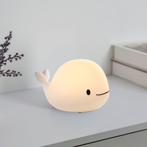 Click to view product details and reviews for Eglo Castellino Rechargeable Led Touch Whale Night Light.