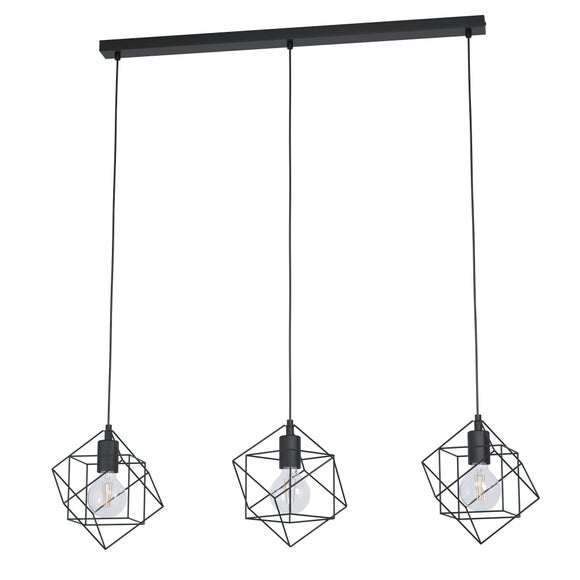 Eglo Straiton Modern 3 Light Diner Ceiling Light