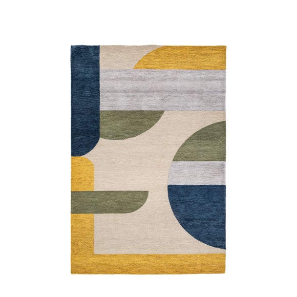 Cedar And Sage Asti Geo Wool Rug