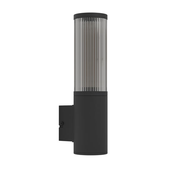 Eglo Salle Ribbed Led Outdoor Wall Light