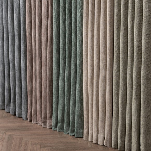 Ultimate Thermal Twill Eyelet Curtains Bottle Green undefined