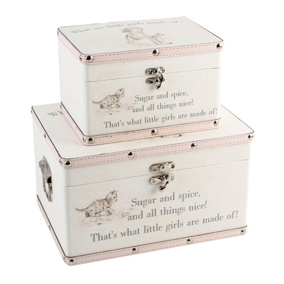 View Petit Cheri Set Of 2 Little Girls Luggage Boxes View Petit Cheri Set Of 2 Little Girls Luggage Boxes