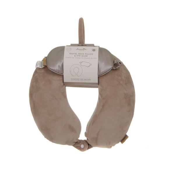Upper Canada Danielle Creations Travel Pillow And Eye Mask Set