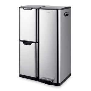 Tower 60l Recycling Pedal Bin With Drawer