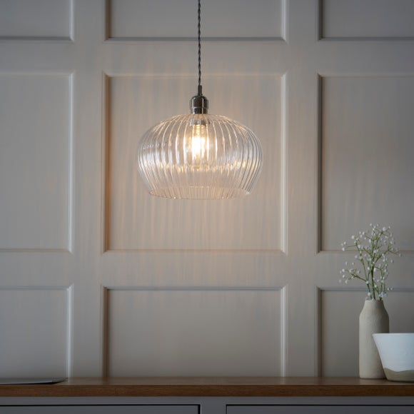 Vogue Sturt Ribbed Adjustable Pendant Light