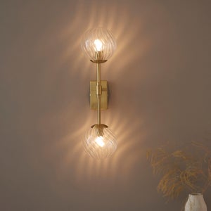 Vogue Esteban Art Deco 2 Light Wall Light
