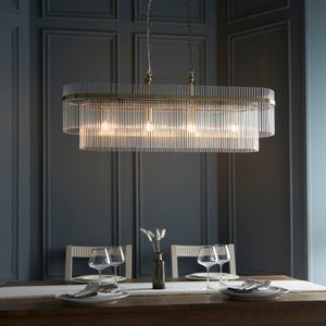 Vogue Langdon Art Deco 4 Light Adjustable Pendant Light
