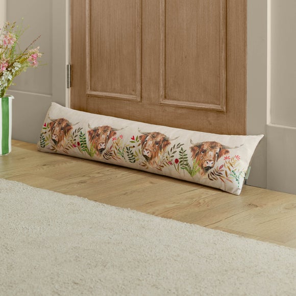 Click to view product details and reviews for Wylder Nature Highland Cow Velvet Draught Excluder.