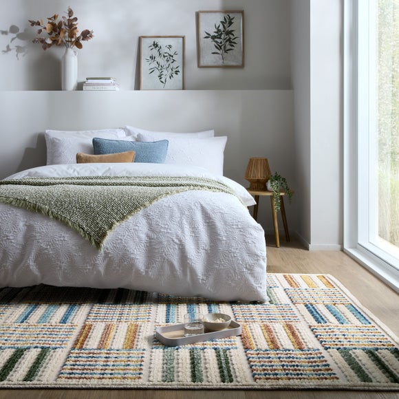 Maxwell Grid Washable Rug