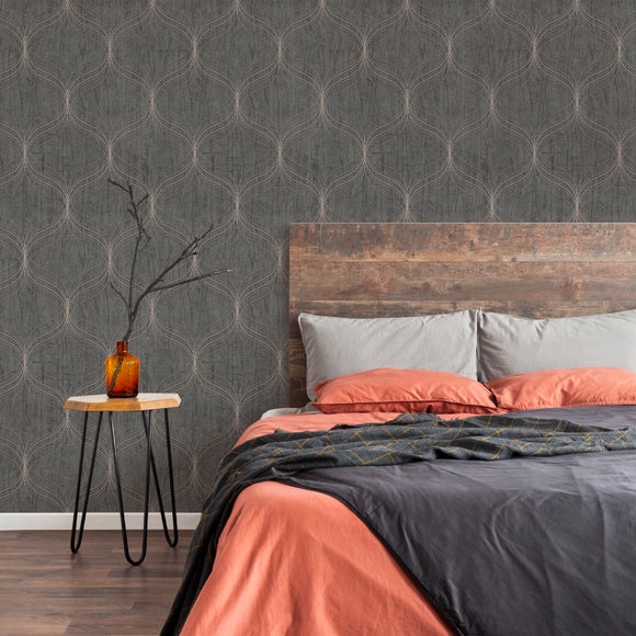 Boutique Optical Geometric Wallpaper