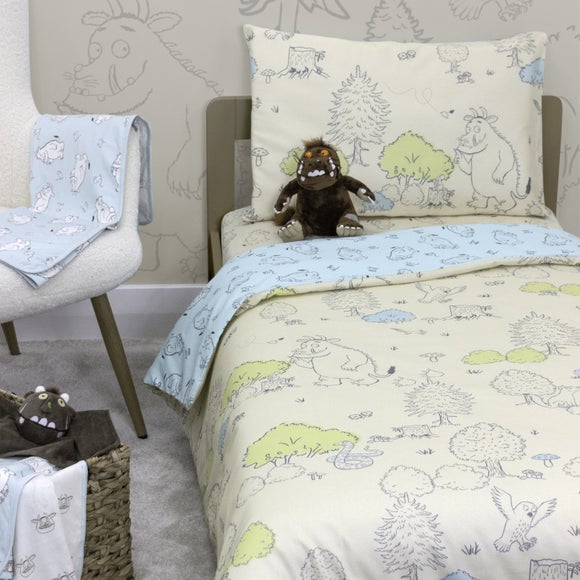 Gruffalo My First 100 Cotton Cotbed Duvet Cover Pillowcase Set