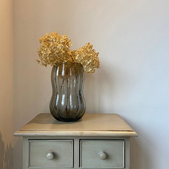 Hestia Glass Black Vase