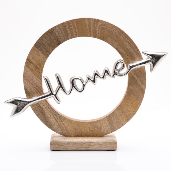 Hestia Home Arrow Wood And Metal Ornament