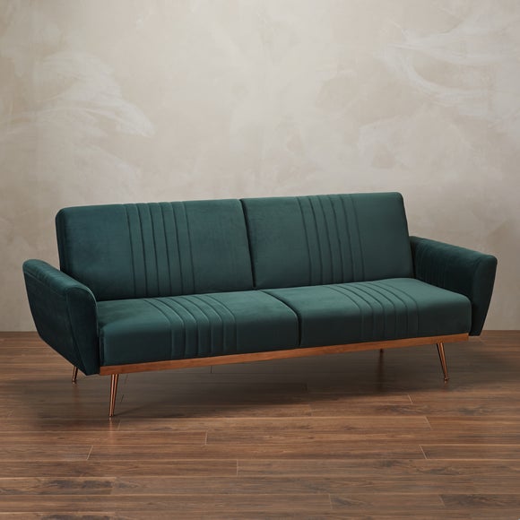 Lpd Nico Velvet Clic Clac Sofa Bed