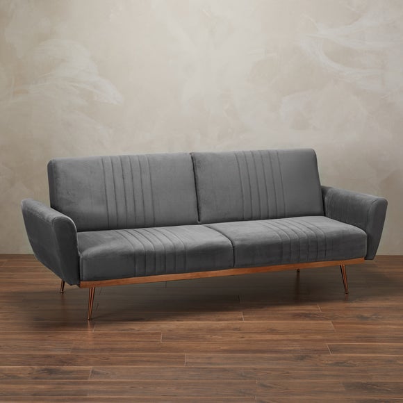 Click to view product details and reviews for Lpd Nico Velvet Clic Clac Sofa Bed.