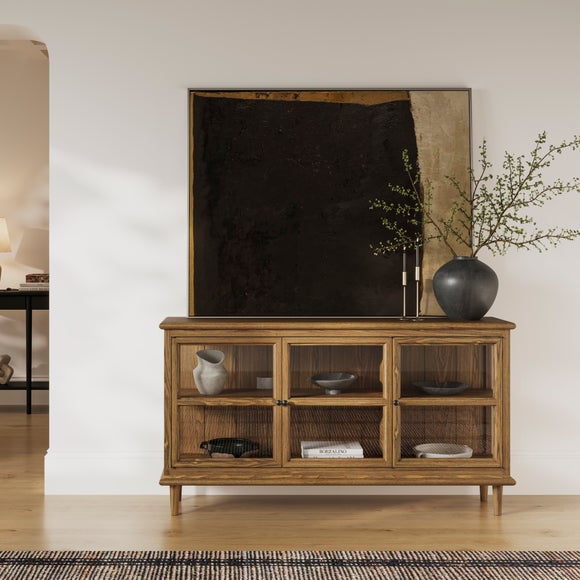 Lpd Westport Smoked 3 Door Sideboard